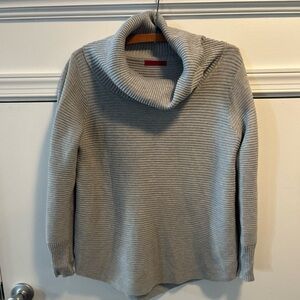 RED Brand Gray Oversized Cowl Neck Tunic Sweater Cozy Size M